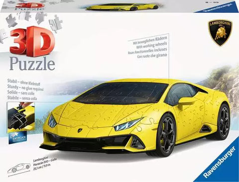 Lamborghini Huracan - Yellow - 108 Pieces