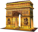 Arc De Triomphe  - Night Edition, 242pc 3D Jigsaw Puzzle